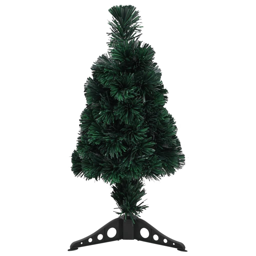 Vidaxl Árbol De Navidad Artificial Estrecho Soporte Fibra Óptica 64 Cm_1
