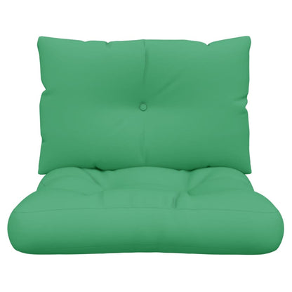Vidaxl Cojines Para Palets 2 Unidades Tela Verde_3