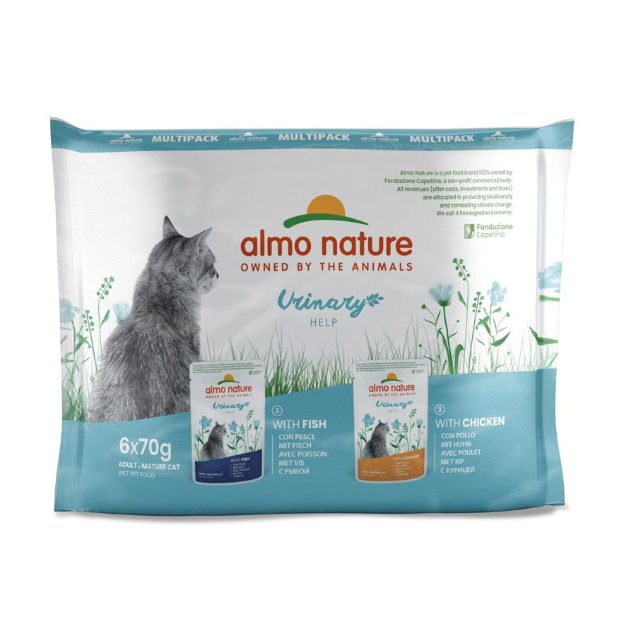 Multipack Almo Gato Urinary 6 Sobres De 70gr_0