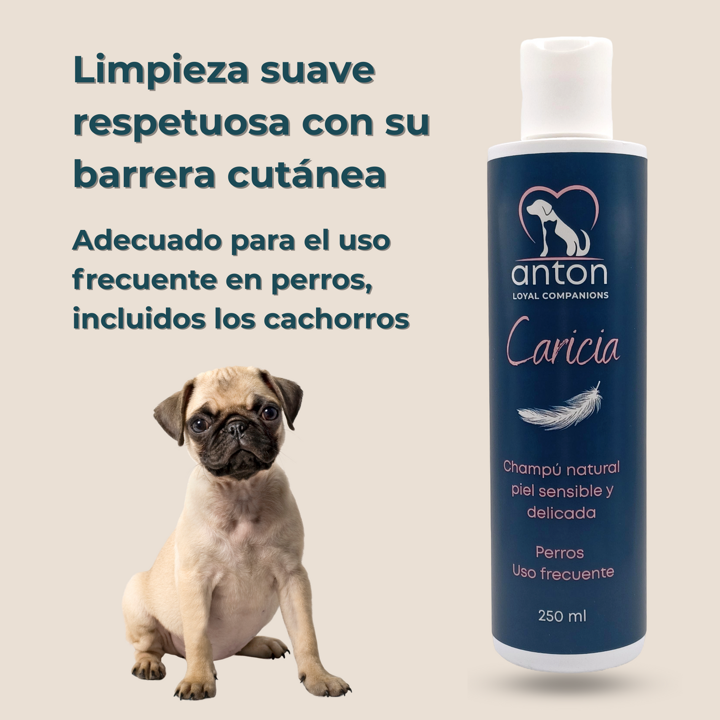 Champú natural para piel sensible de perros – 250 ml_1