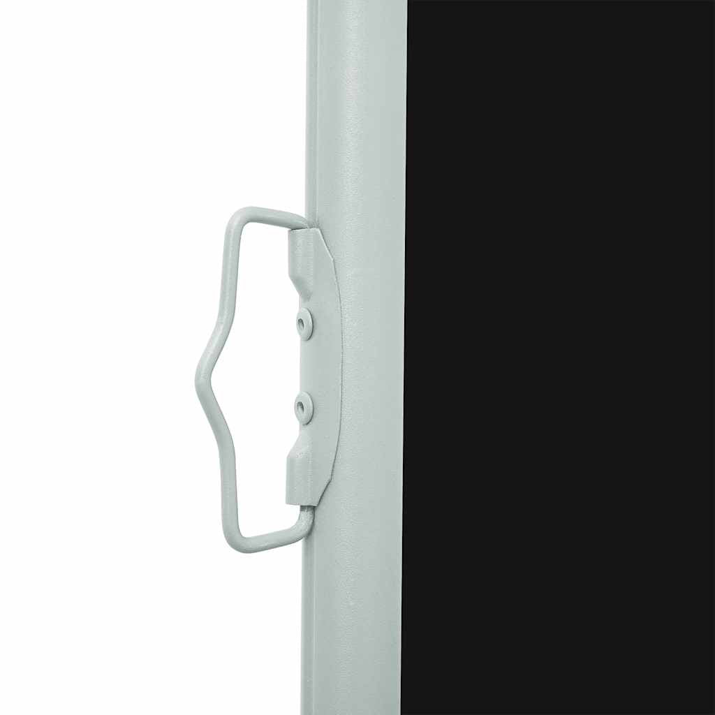 Vidaxl Toldo Lateral Retráctil De Jardín Negro 100x500 Cm_3