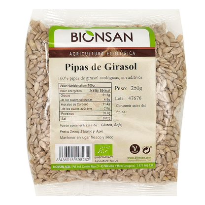 Pipas De Girasol Ecológicas 250gr_0