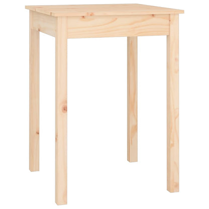 Mesa De Comedor Madera Maciza De Pino 55x55x75 Cm_0