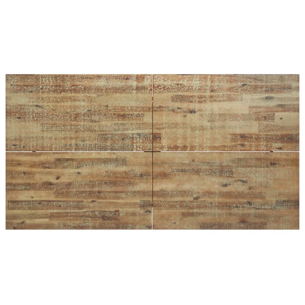 Mesa De Comedor De Madera Maciza De Acacia 170x90 Cm_3