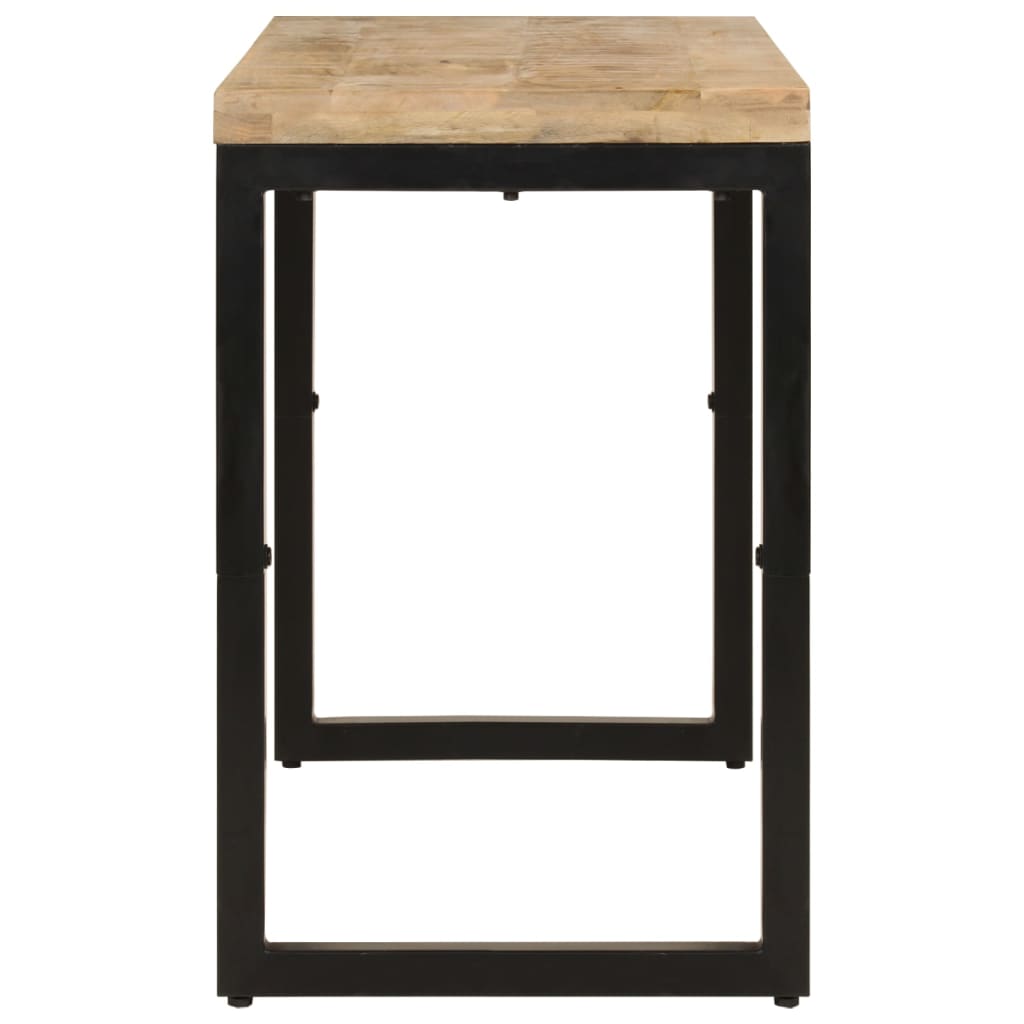 Mesa De Comedor Madera Maciza De Mango 110x50x76 Cm_2