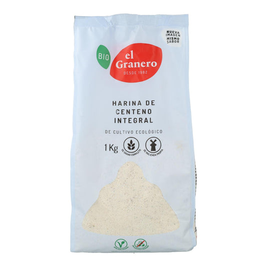 Harina de Centeno Integral Bio El Granero 1 kg
