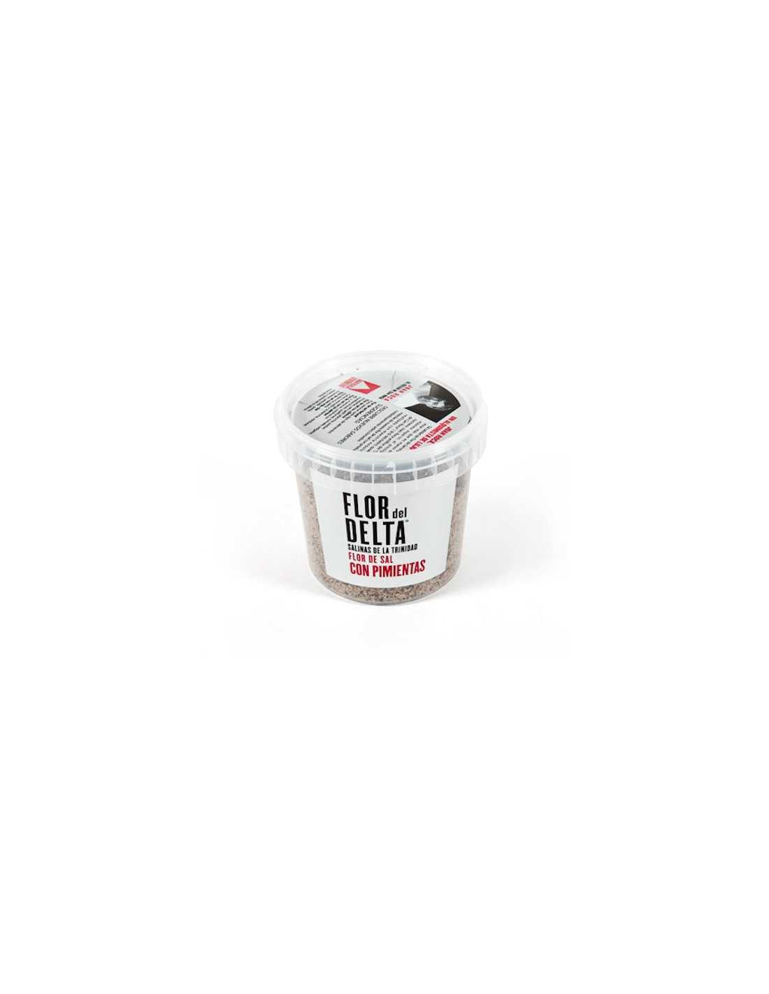 Flor De Sal Con Pimientas Del Parque Natural Del Delta Del Ebro