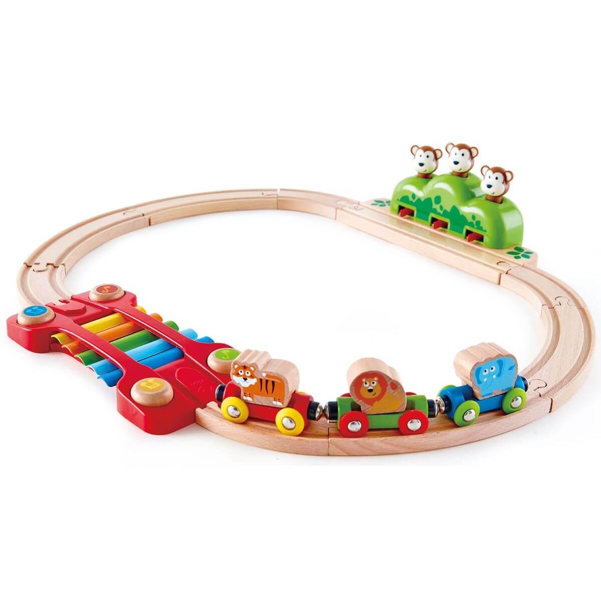 Pista Tren Musical Monos Hape_5