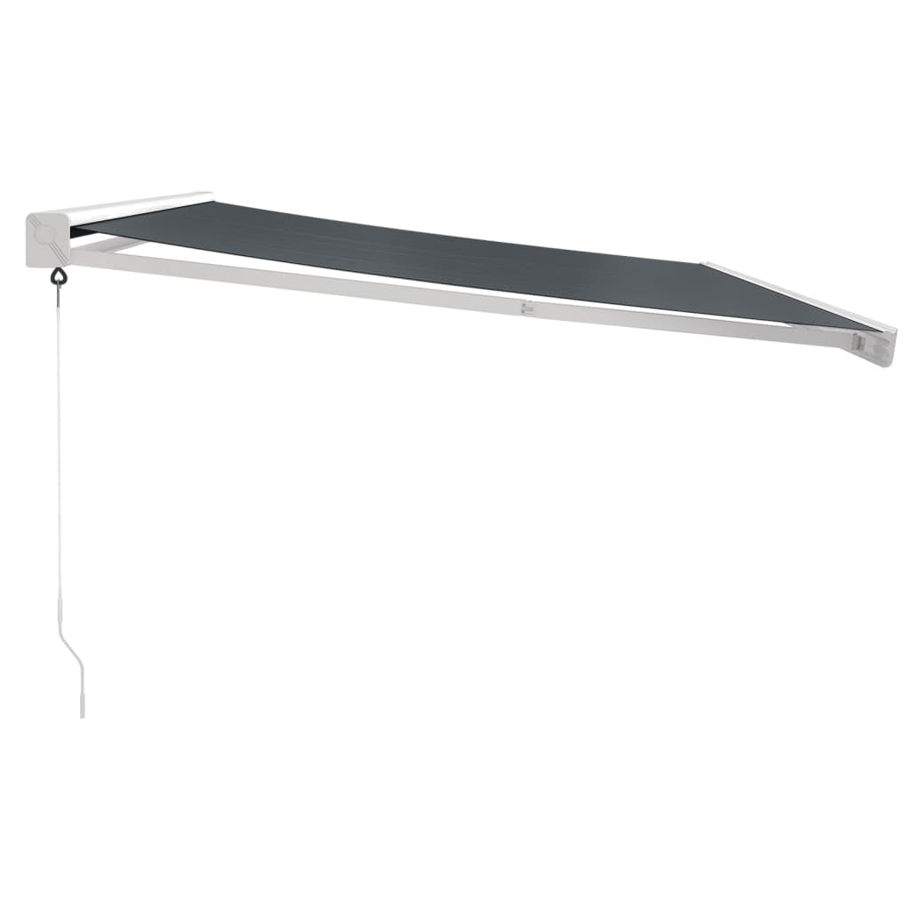 Vidaxl Toldo Retráctil Aluminio Y Tela Gris Antracita 4,5x3 M_3
