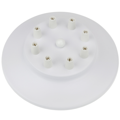 Lámpara Para 8 Bombillas De Rosca E27 Vintage Con Cable De 3m Blanco_4
