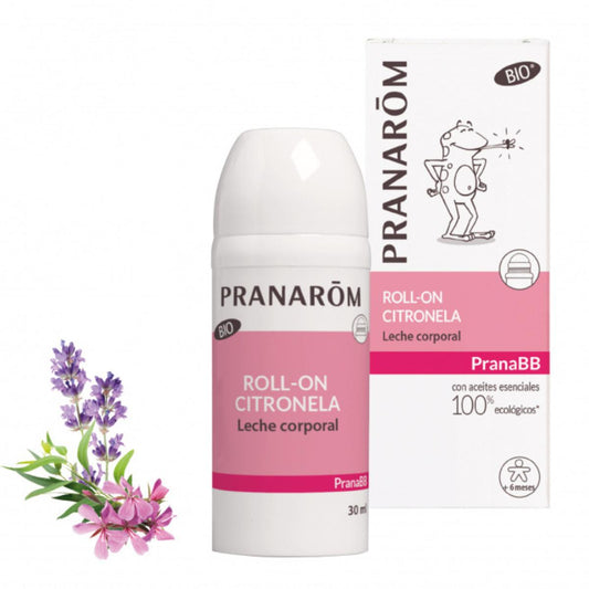 Roll - on citronela leche corporal BIO Pranarôm 30 ml