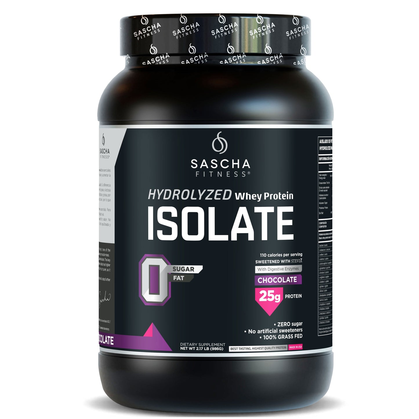 Proteína Whey Sabor Chocolate - Sascha Fitness España