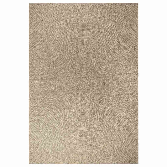 Vidaxl Alfombra Zizur Aspecto Yute Interior/exterior Beige 200x290 Cm_0