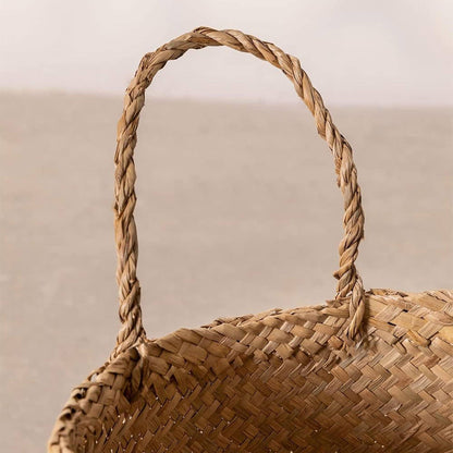 Well Home Cesta Plegable De Caña Natural De 43,5x29 Cm