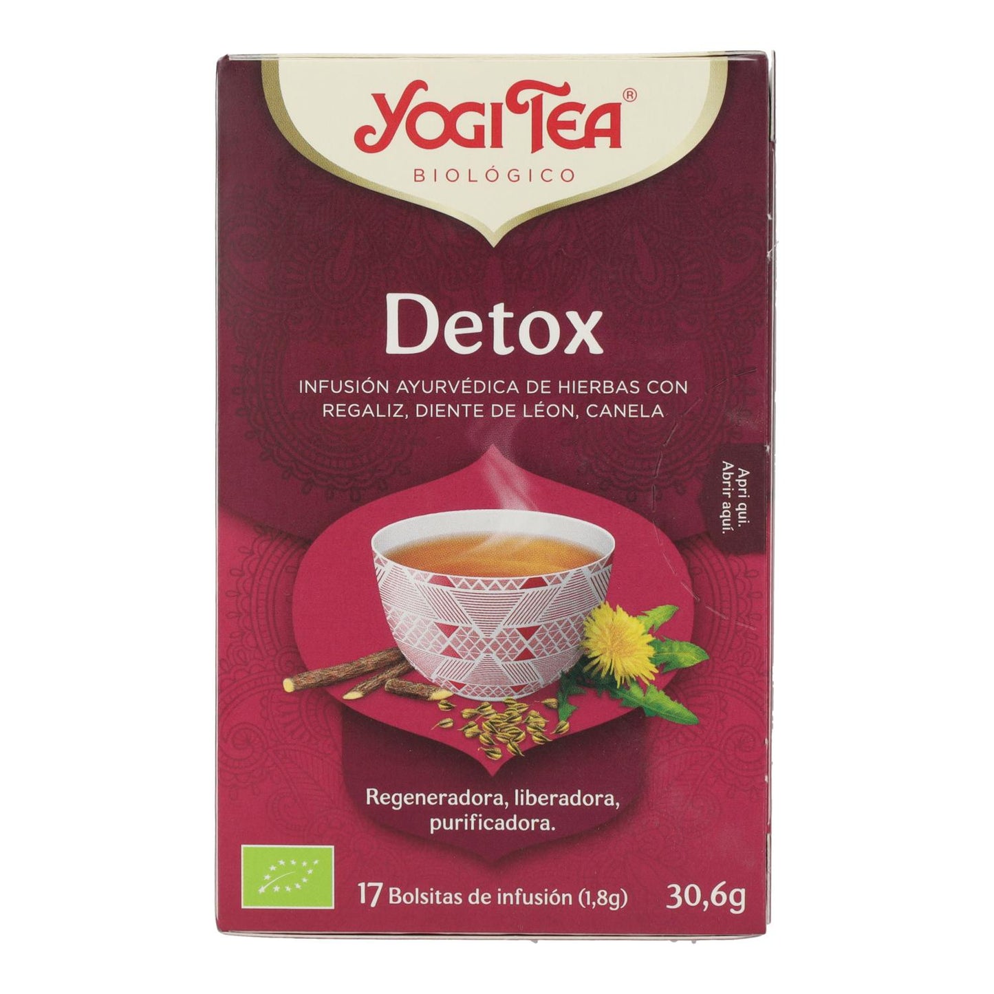 Yogi Tea BIO Detox, 17 bolsitas
