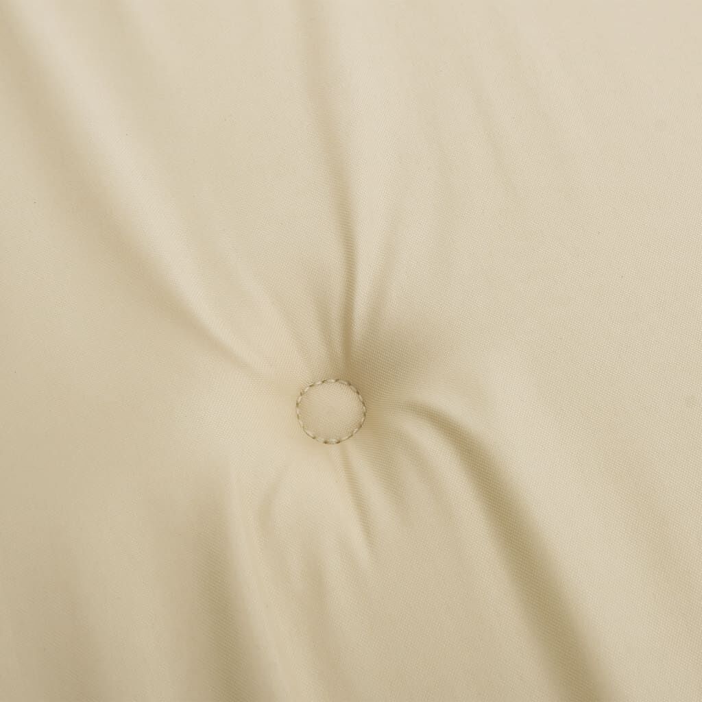 Vidaxl Cojín De Banco De Jardín Tela Oxford Beige 180x50x3 Cm_4