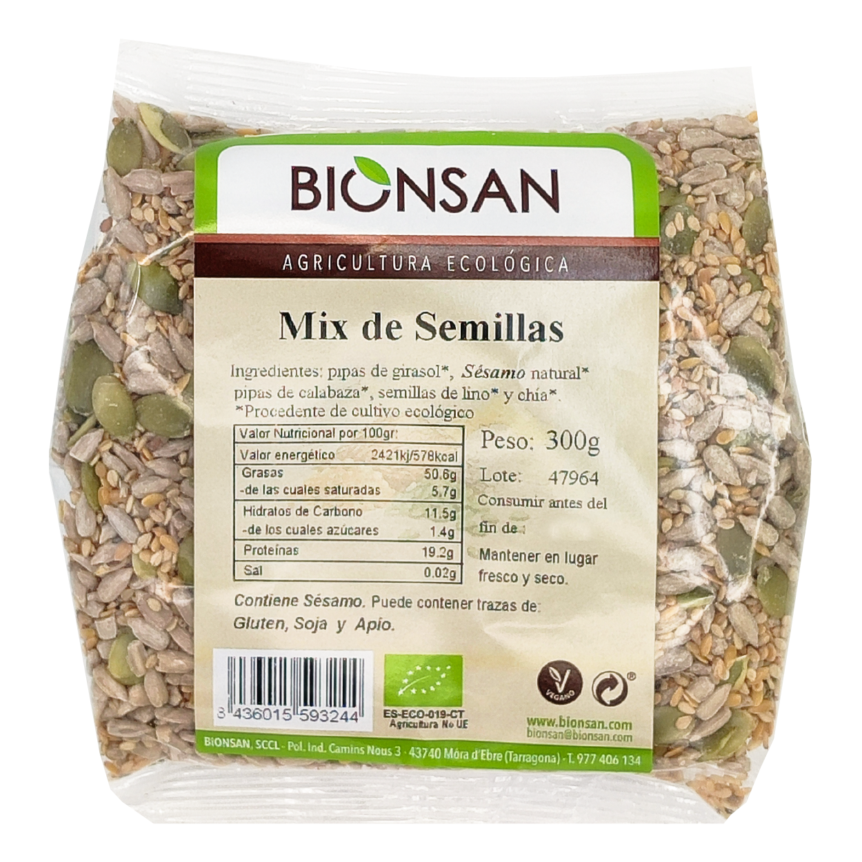 Mix De Semillas Eco Bionsan 300gr_0