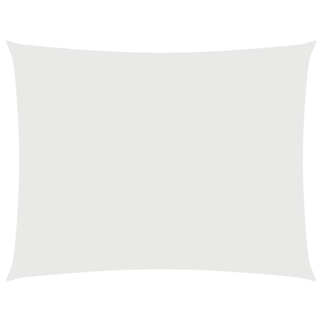 Vidaxl Toldo De Vela Rectangular Tela Oxford Blanco 2x3 M_0