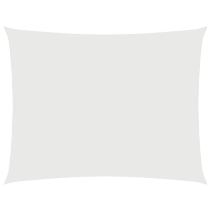 Vidaxl Toldo De Vela Rectangular Tela Oxford Blanco 2x3 M_0