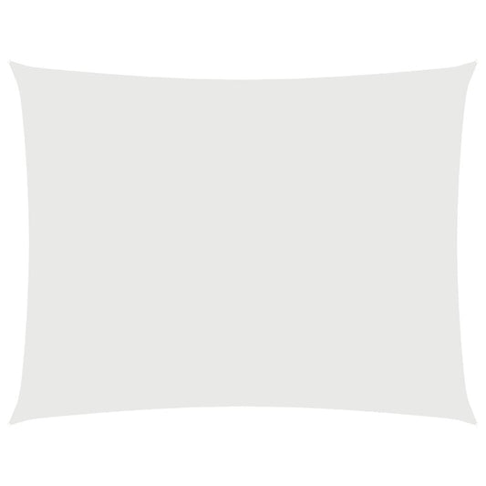 Vidaxl Toldo De Vela Rectangular Tela Oxford Blanco 2x3 M_0