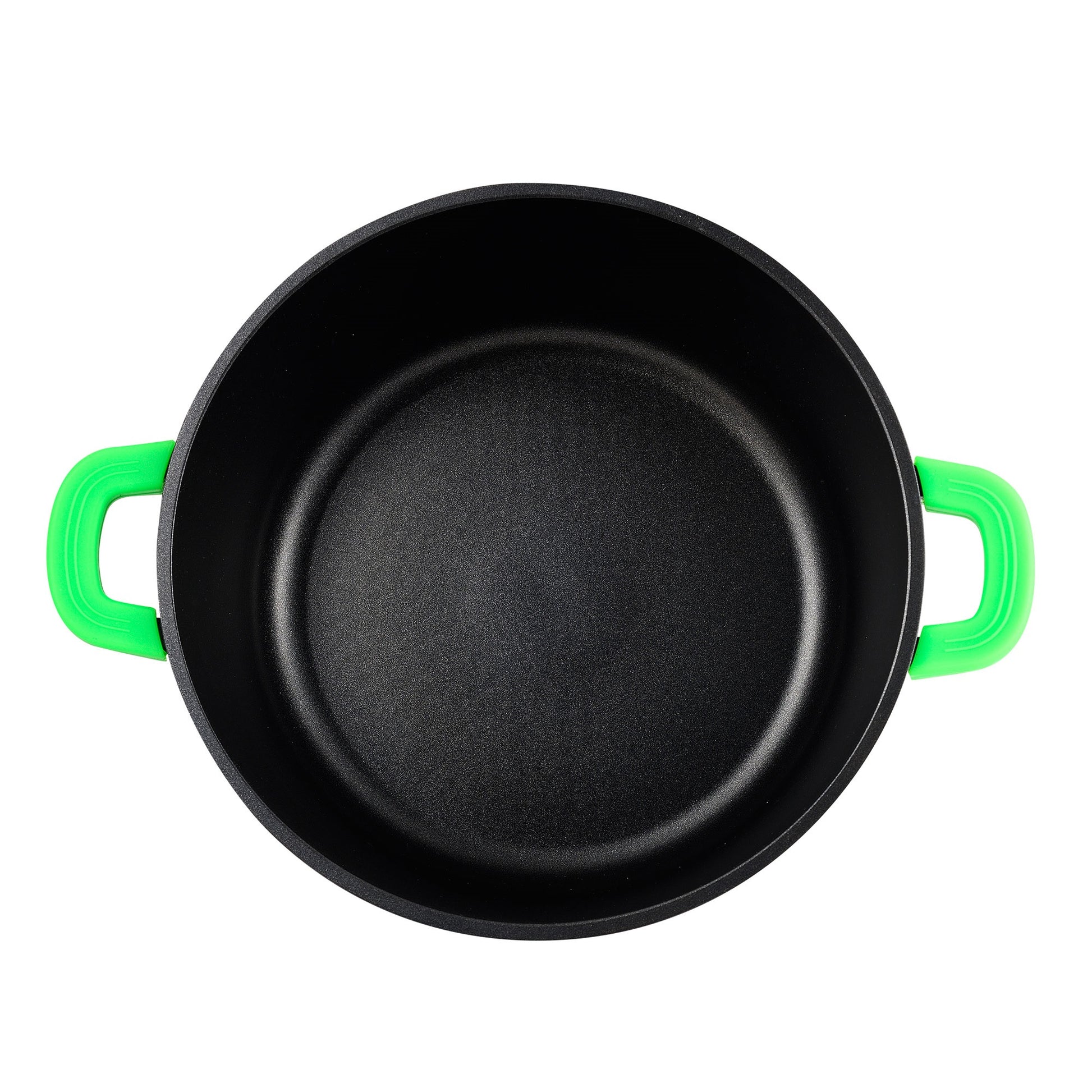 Set Batería De Cocina 8 Piezas: Ollas De 20 Y 28 Cm. Con Tapa De Vidrio, Y 4 Sartenes De 20;24;26, Y 28, Antiadherentes, San Ignacio Vitoria, En Alum_4