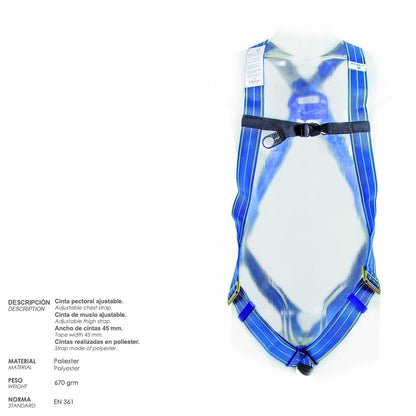 Arnes Anticaidas Kit Seguridad Nº 1 (4 Piezas) En361