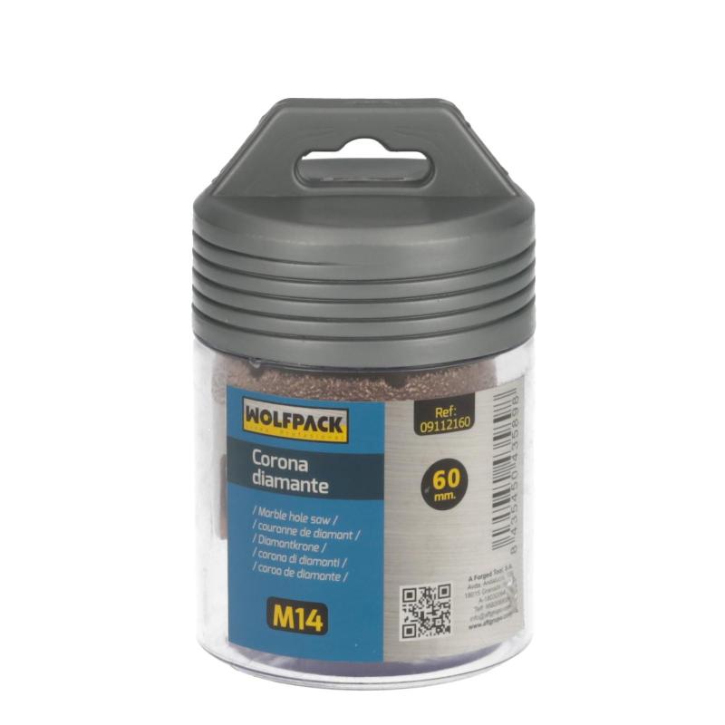 Corona Diamante Para Amoladora Ø 60 Mm. Conexión Rosca M14. Corte Seco_2