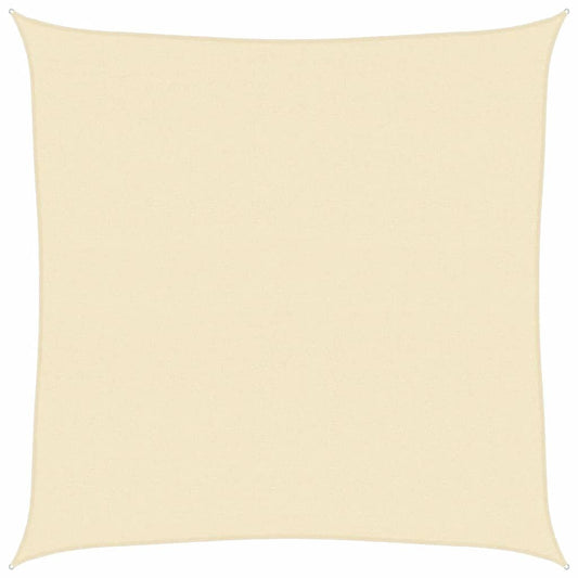Vidaxl Toldo De Vela Crema Hdpe 160 G/m² 7x7 M_0