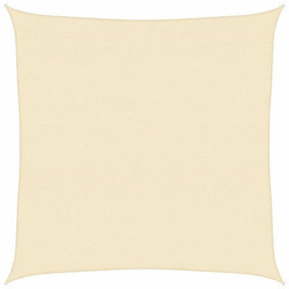 Vidaxl Toldo De Vela Crema Hdpe 160 G/m² 4,5x4,5 M_0