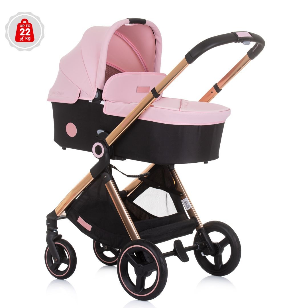 Carrito De Bebé Trío Elite Hasta 22 Kg Rose Water_1
