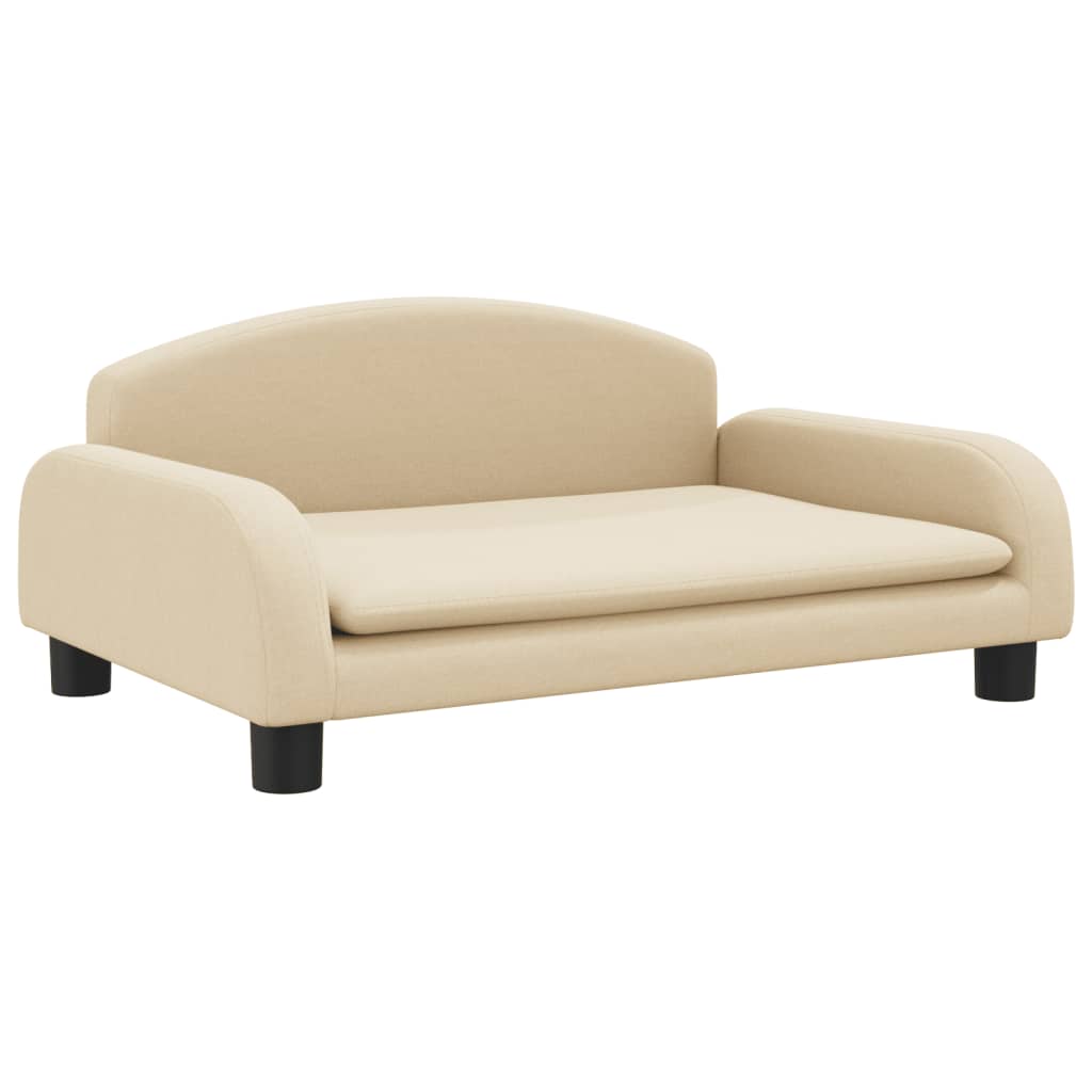 Cama Para Perros De Tela Crema 70x45x30 Cm / Vetonek_3