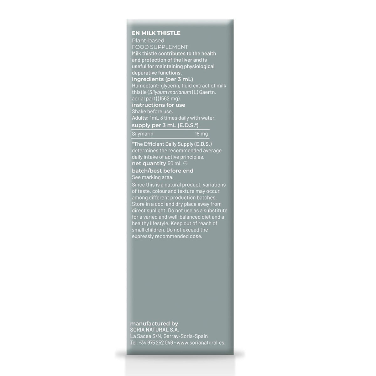 Pack 2X Extracto Cardo Mariano Soria Natural, 50 ml