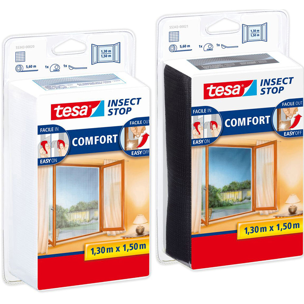 Malla Mosquitera Para Ventanas - 1,3x1,5 M - Blanco_0