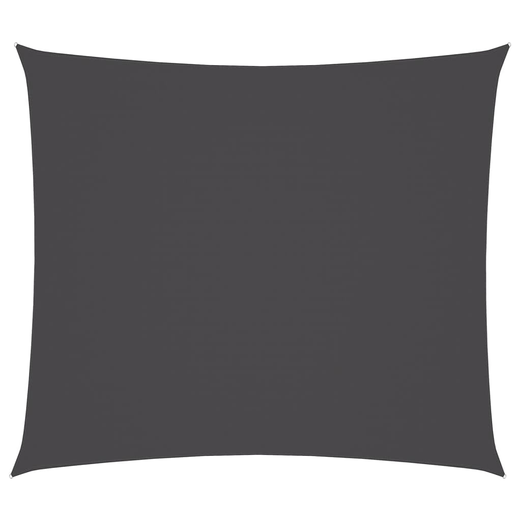 Vidaxl Toldo De Vela Rectangular Tela Oxford Gris Antracita 2x2,5 M_0
