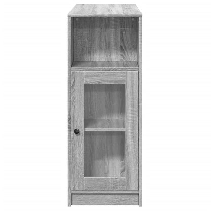 Mesa Alta Bar Con Estantes Gris Sonoma 101x40x103,5 Cm_4