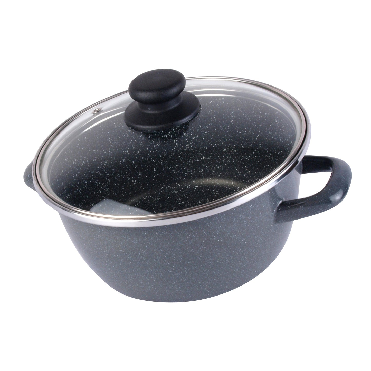 Cacerola k2 Gransasso  Ø16cm Con Tapa De Vidrio