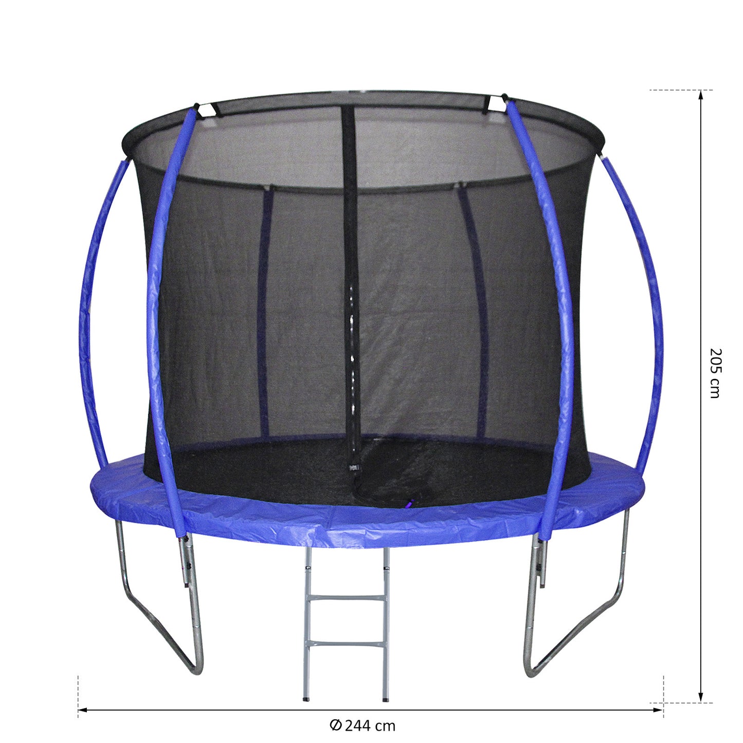 Homcom Trampolín De Exterior Multiuso Con Red Seguridad Y Escalera Carga 100kg_2