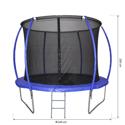 Homcom Trampolín De Exterior Multiuso Con Red Seguridad Y Escalera Carga 100kg_2