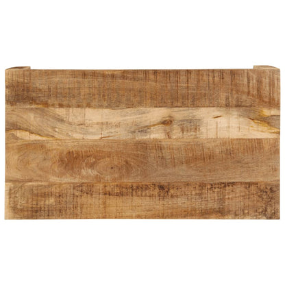 Mesa De Centro De Madera Maciza Mango 100x55x40 Cm_2