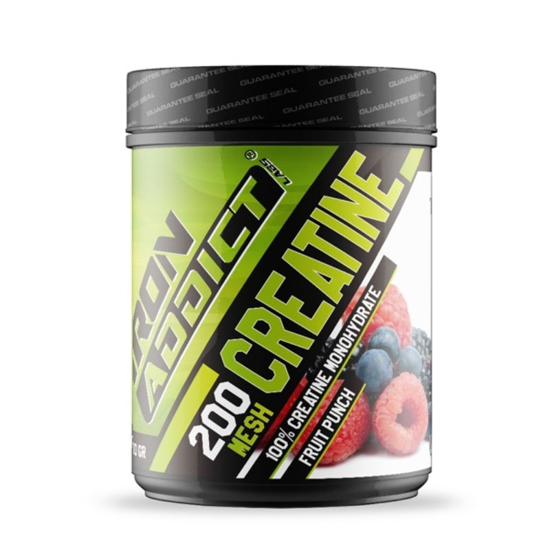 100% Creatina Monohidrato 200 Mesh - 300g - Ponche De Frutas - Creatina Monohidrato - Iron Addict Labs_0