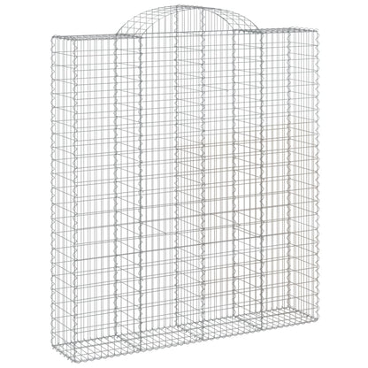 Cestas De Gaviones 6 Uds Forma De Arco Hierro 200x50x220/240 Cm_2