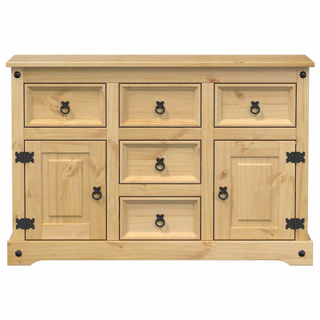 Aparador Corona Madera Maciza De Pino 115x40x76 Cm / Vetonek_1