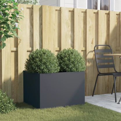 Jardinera Acero Gris Antracita 62x47x46 Cm_2