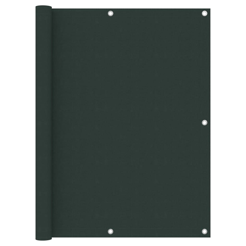 Vidaxl Toldo Para Balcón Tela Oxford Verde Oscuro 120x300 Cm_0