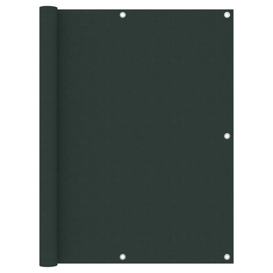 Vidaxl Toldo Para Balcón Tela Oxford Verde Oscuro 120x500 Cm_0