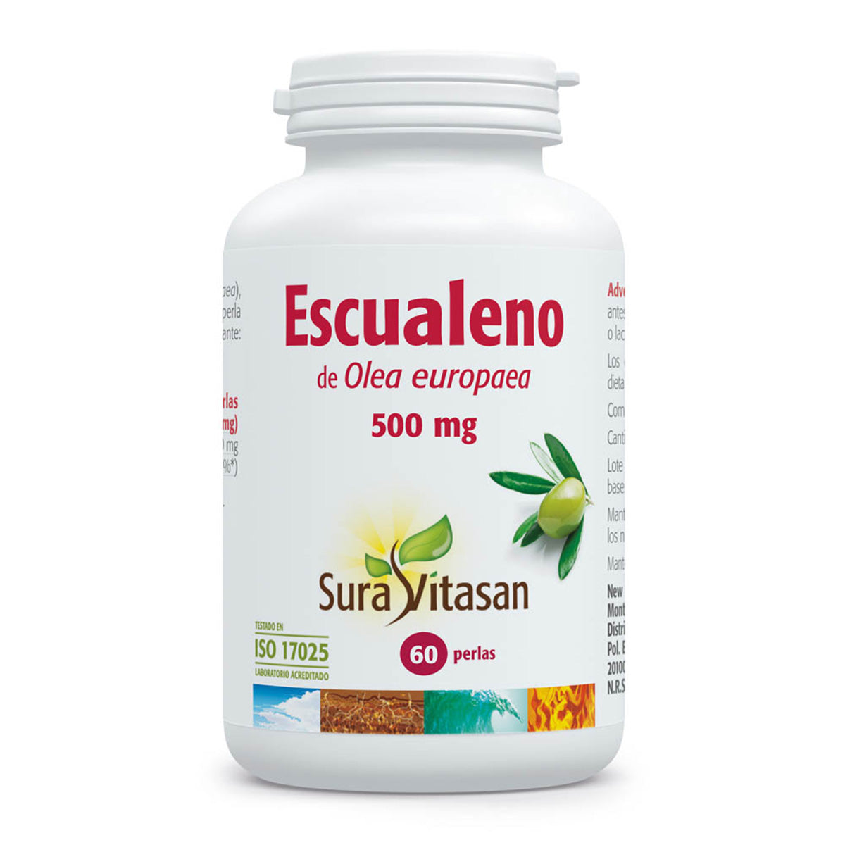 Esqualeno, Sura Vitasan, 60 perlas