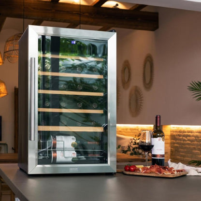 Cecotec Vinoteca Bolero Grandsommelier 2450 Inox Compressor_1