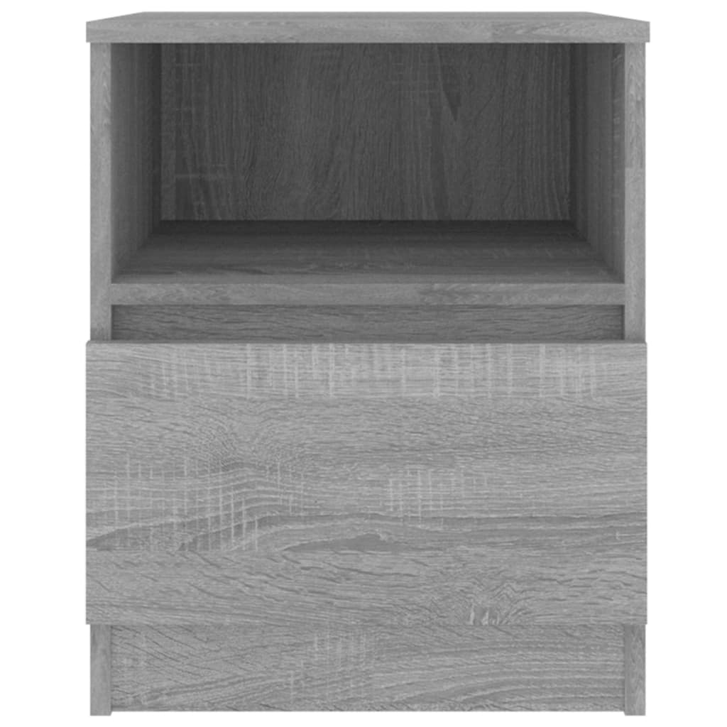 Mesitas Noche 2 Uds Madera Ingeniería Gris Sonoma 40x40x50 Cm_2