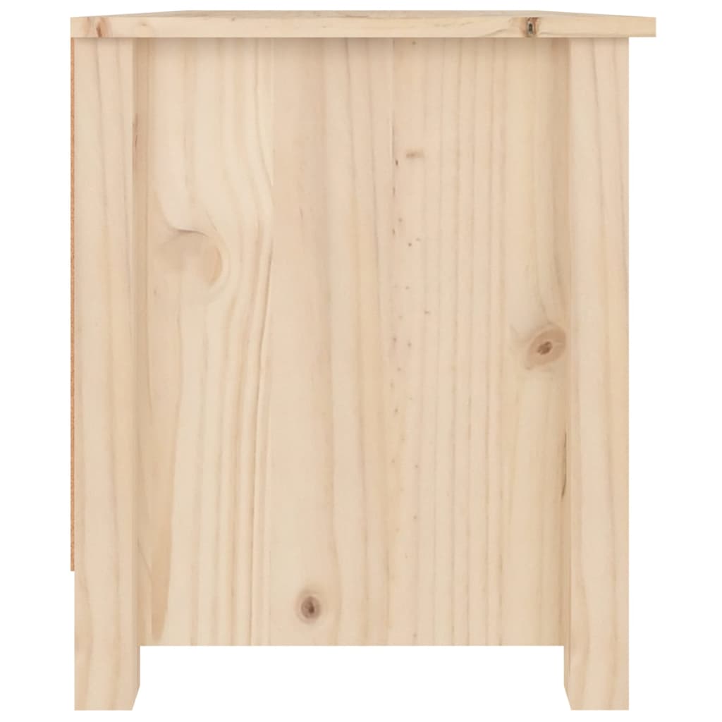 Mueble Zapatero De Madera Maciza De Pino 70x38x45,5 Cm / Vetonek_2