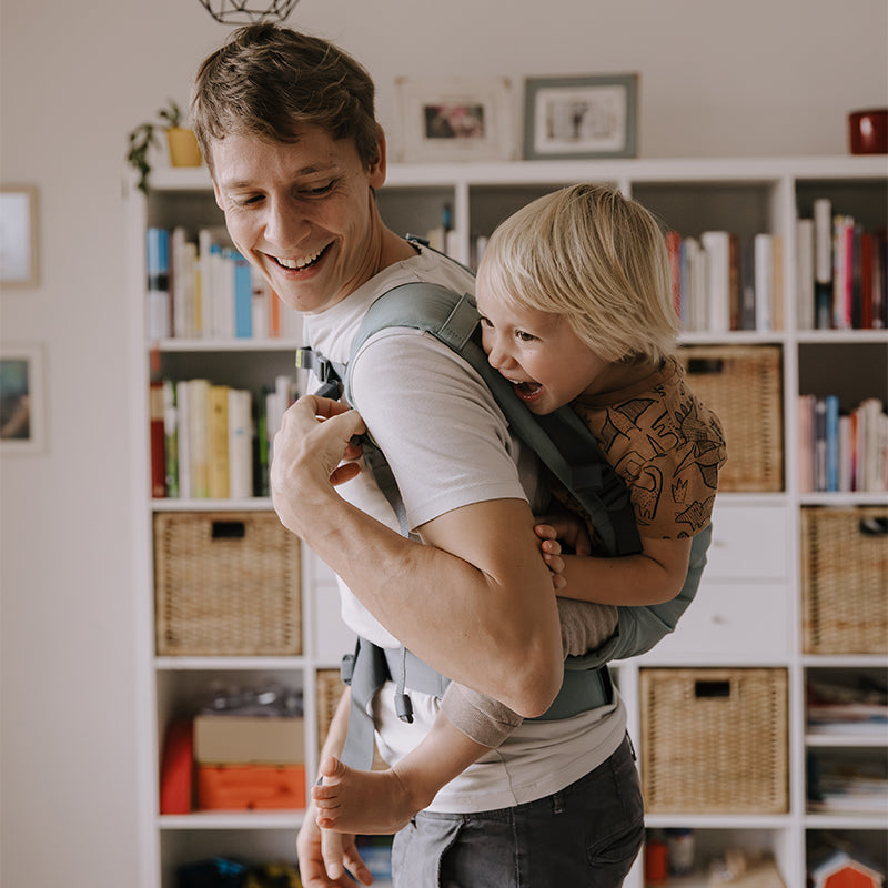 Mochila Portabebé Evolutiva Adaptable Boba X Sea Mist_2